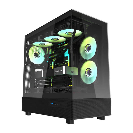 Darkflash DPX90 Computergehäuse (schwarz)