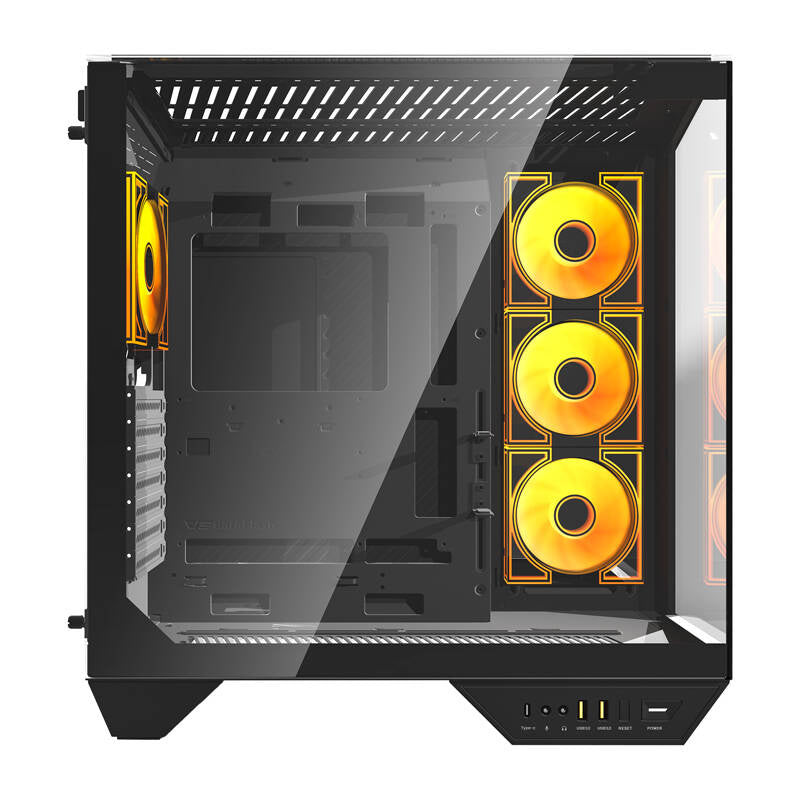 Darkflash DY470 computer case (black) + 4 fans - Product Image 2