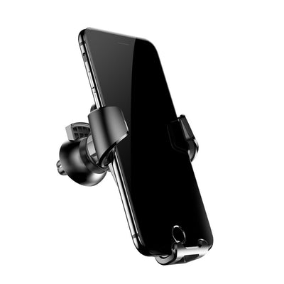 Baseus Gravity Car Mount gravity air vent car holder for 4-6" phone black (SUYL-01)