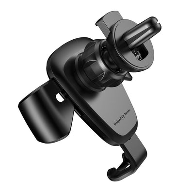 Baseus Gravity Car Mount gravity air vent car holder for 4-6" phone black (SUYL-01)