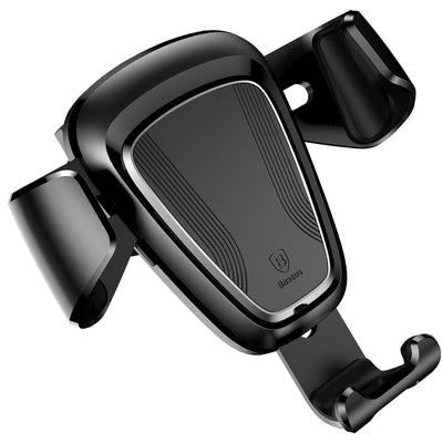 Baseus Gravity Car Mount gravity air vent car holder for 4-6" phone black (SUYL-01)