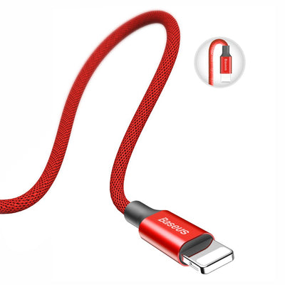 Baseus Yiven fabric braided cable USB / Lightning 1.8M red (CALYW-A09)