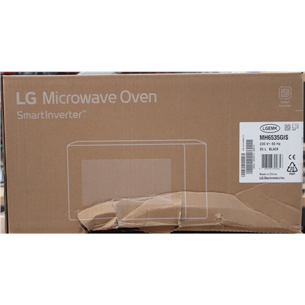 SALE OUT.  | SALE OUT. | LG | Microwave Oven | MH6535GIS | Free standing | 25 L | 1700 W | Grill | Black | DAMAGED PACKA