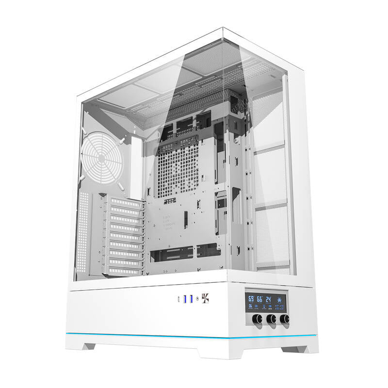 Darkflash DY451L computer case without fans (white) - Product Image 1