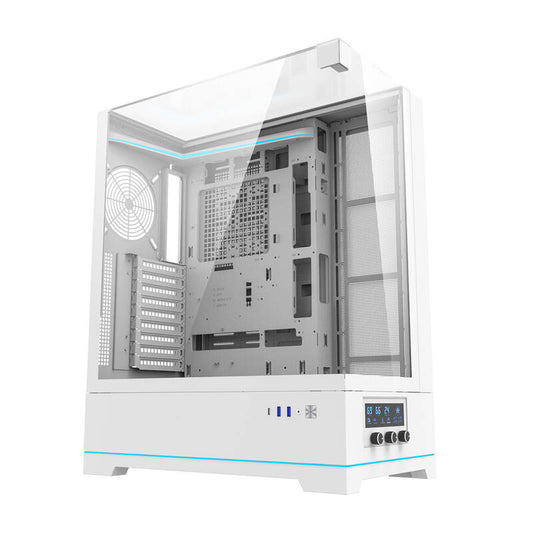 Darkflash DY450L Computergehäuse ohne Lüfter (weiß)