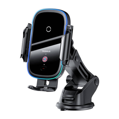Baseus car holder with 15W charger (black) Bayern edition - Product Image 1