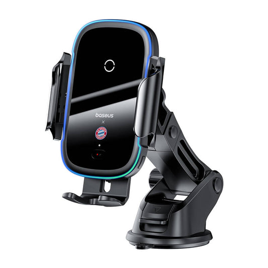 Baseus car holder with 15W charger (black) Bayern edition - Product Image 1
