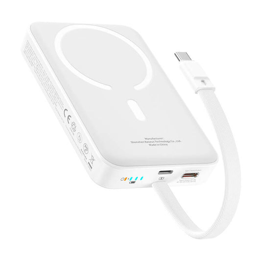 Baseus Mini 10000mAh 30W Magnetic Powerbank (white) Bayern Edition - Product Image 2
