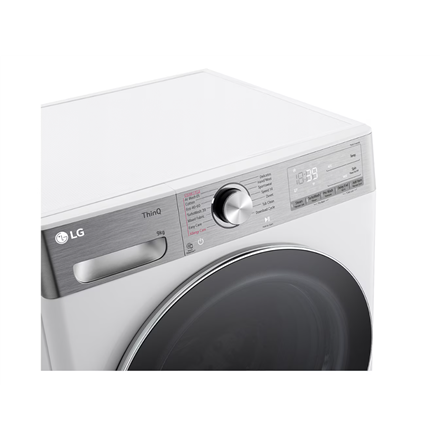 LG | Washing machine with dryer | F4DR913P3WA | Energy efficiency class A/D | Front loading | Washing capacity 13 kg | 1