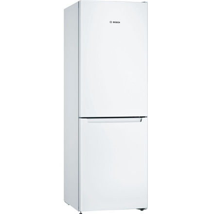 Bosch | Serie 2 Refrigerator | KGN33NWEB | Energy efficiency class E | Free standing | Combi | Height 176 cm | No Frost 