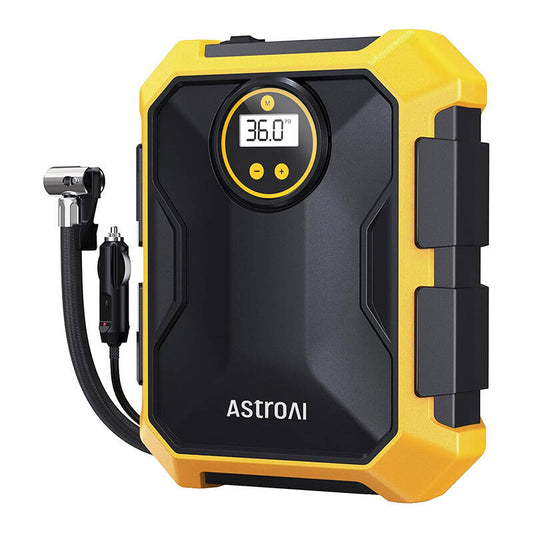 AstroAI CZK-3674 12V DC 100PSI Air Compressor (Yellow) - Product Image 1
