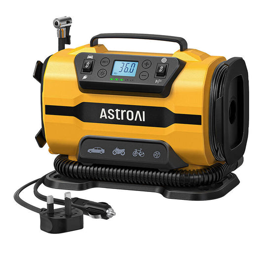 AstroAI ATJ-8366 150 PSI 12V DC/110V AC Portable Wheel Compressor - Product Image 1