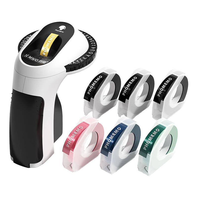 Phomemo E975 portable embossing label printer (black) - Product Image 1