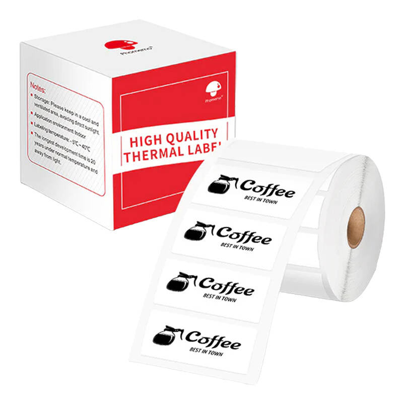 Phomemo sticker labels 15x30mm, 400 pcs. (white) - Product Image 1