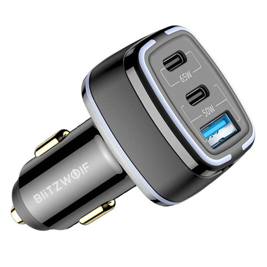 BlitzWolf BW-BC4 115W 3-Port USB PD Autoladegerät