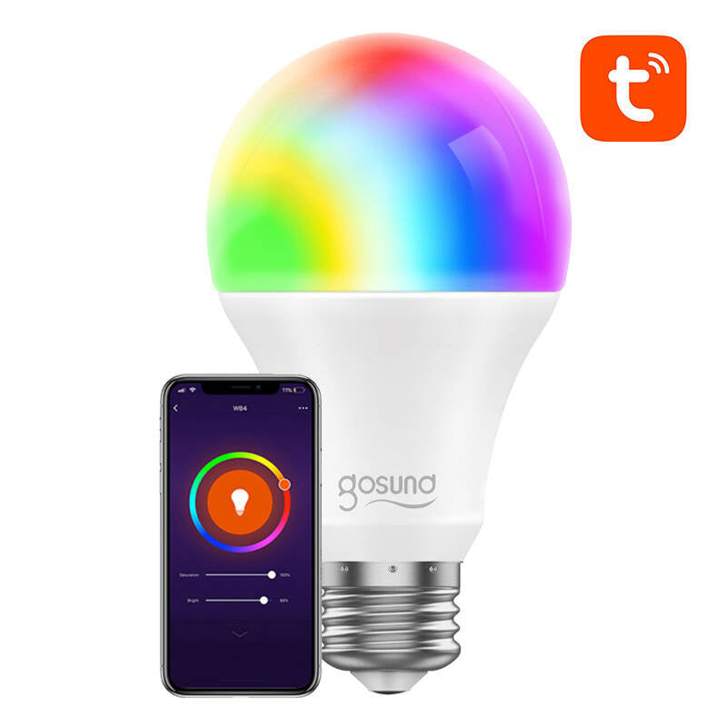RGB Gosund WB4 8W 800lm Tuya smart LED bulb - Product Image 3
