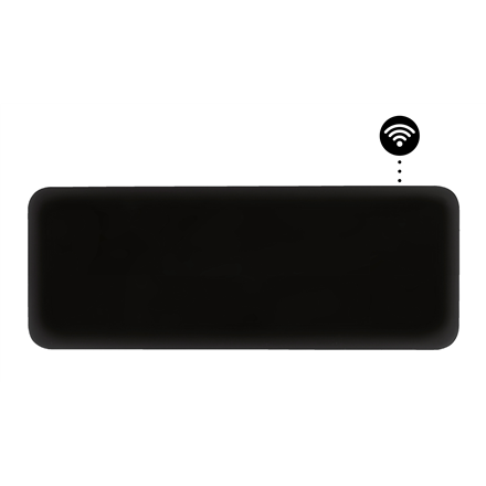 Mill Invisible Smart WiFi Heater | PA1300WIFI4B | Panel Heater | 1300 W | Suitable for rooms up to 15-19 m² | Black | IP