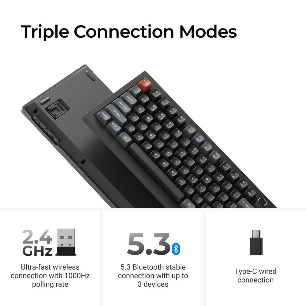 KEYBOARD WRL V3 ULTRA/BLACK V3U-D1 KEYCHRON