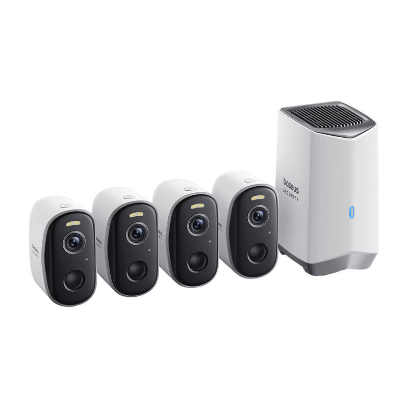 N1 Baseus 2K security camera set of 4 (white) - Product Image 2