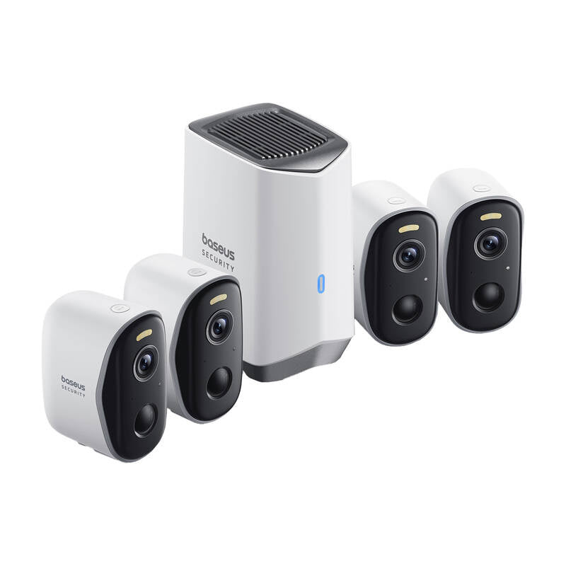 N1 Baseus 2K security camera set of 4 (white) - Product Image 3