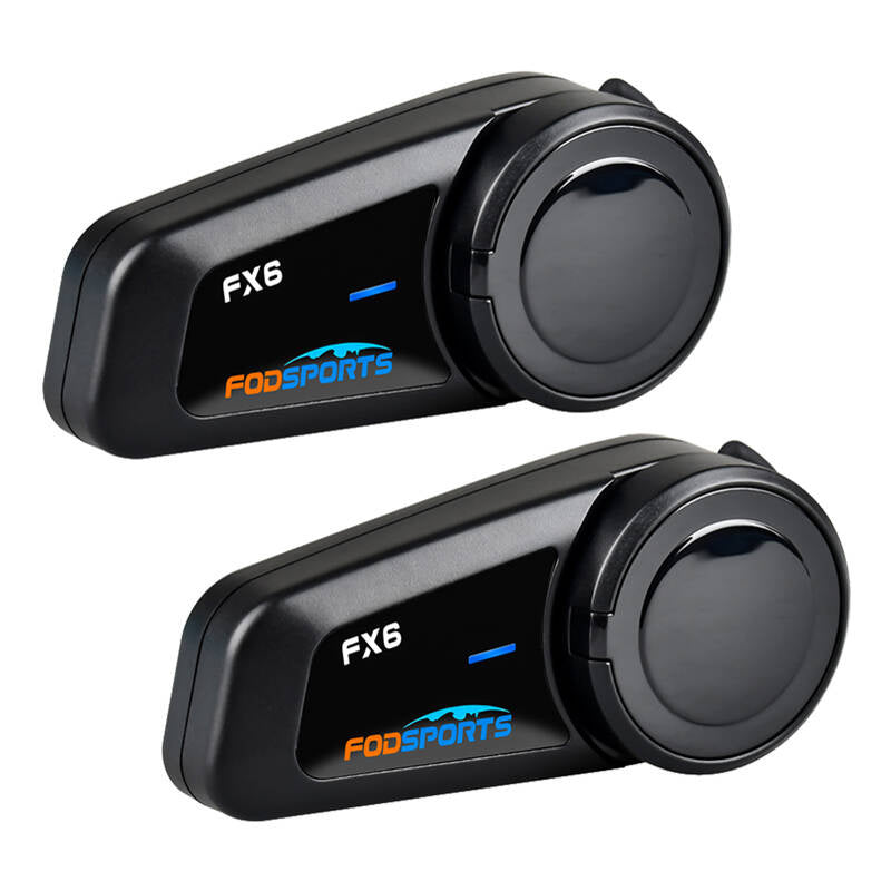 Fodsports FX6 motorcycle intercom two-pack (black) - Product Image 1