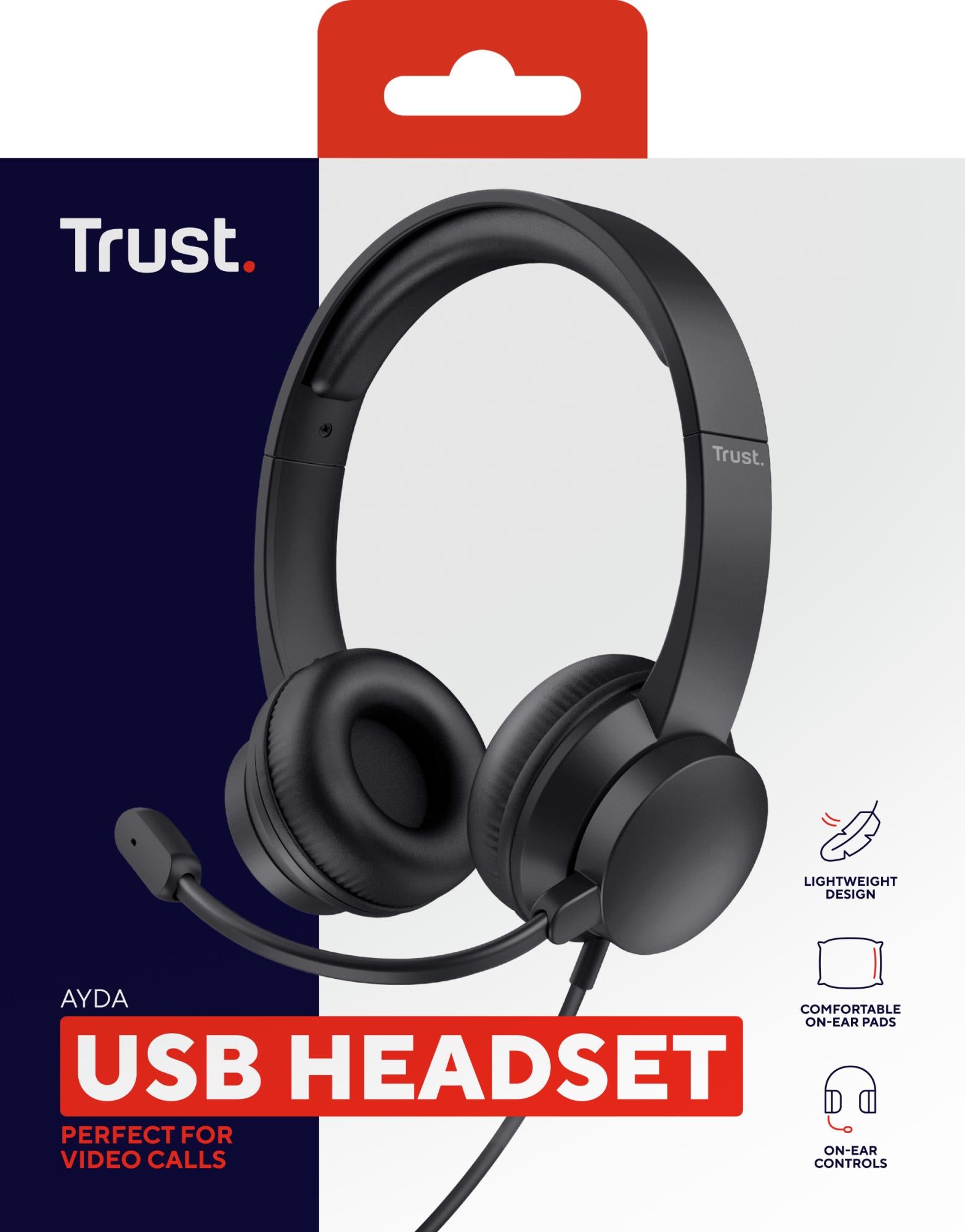 HEADSET AYDA USB PC/25088 TRUST
