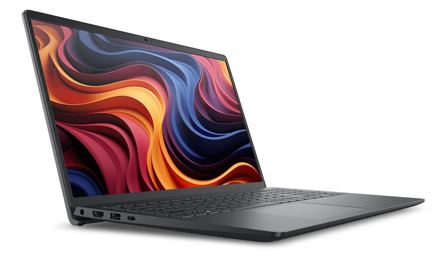 Notebook DELL DC15255 CPU Ryzen 3 7320U 2400 MHz 15.6" 1920x1080 RAM 8GB DDR5 5500 MHz SSD 512GB AMD Radeon 610M Integrated ENG Card Reader SD Windows 11 Pro Black 1.9 kg DC15255_MDO_851