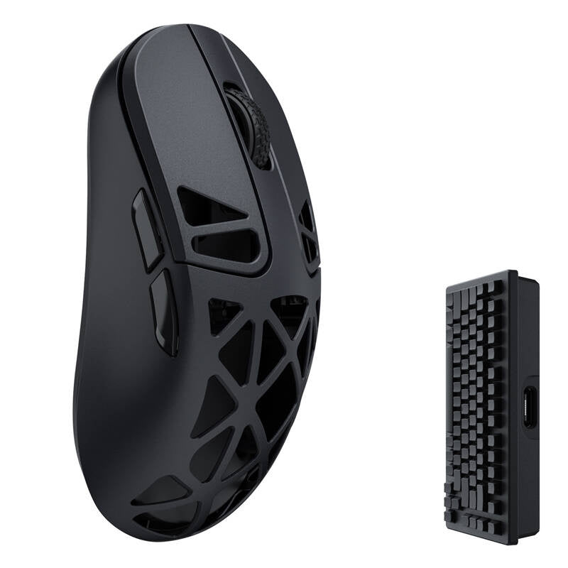 Keychron M3 Mini 4000Hz Metal Wireless Gaming Mouse (Black) [M3M-A7].