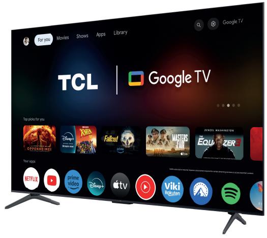 TV Set TCL 75 " 4K Ultra HD 3840 x 2160 pixels Flat QD-Mini LED 75C61K
