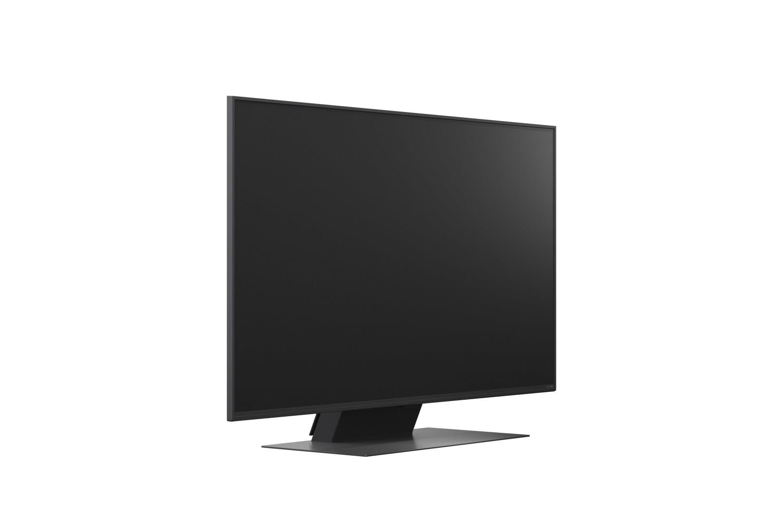 TV Set LG 43" 4K/Smart 3840x2160 Wireless LAN Bluetooth webOS Black 43QNED86A3C