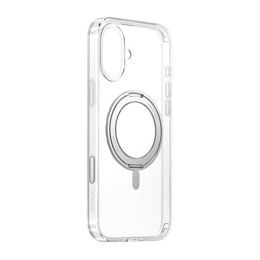 Baseus SkyRing 360° iP16 magnetic case with stand (transparent) - Product Image 1