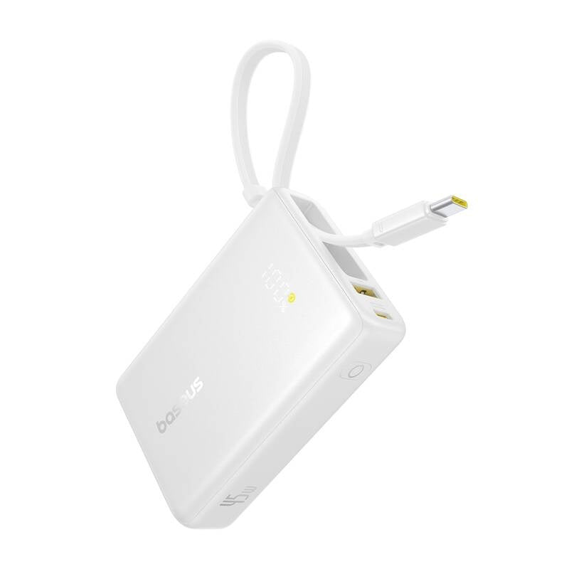 Powerbank Baseus PicoGo Digital Display 10000mAh 45W (biały) - Product Image 2