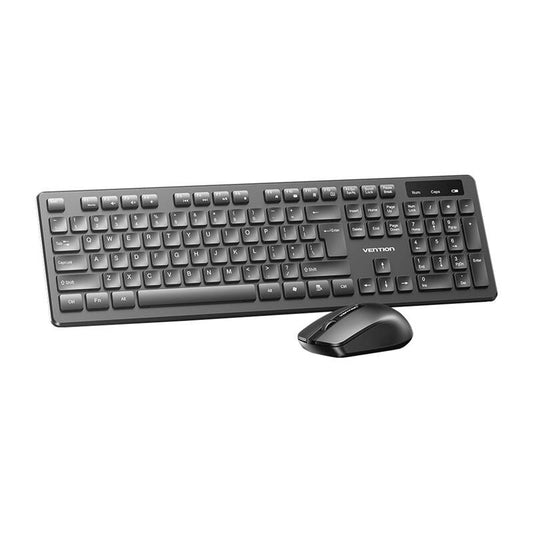 VENTION KTDB0-EN Kabelloses Tastatur- und Mausset (Schwarz)