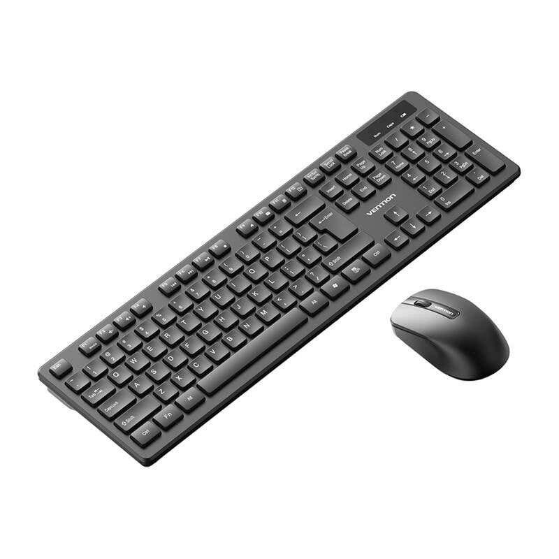 VENTION KTDB0-EN Kabelloses Tastatur- und Mausset (Schwarz)