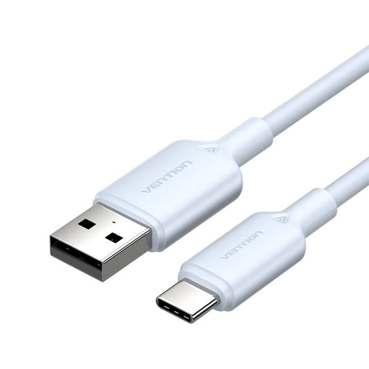 USB 2.0 A auf USB-C 3A Kabel Vention CTQLF 1M (blau)