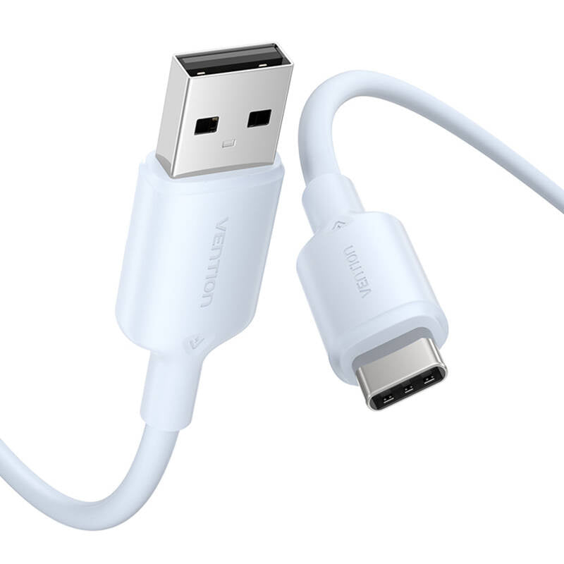 USB 2.0 A to USB-C 3A cable Vention CTQLF 1M (blue) - Product Image 2