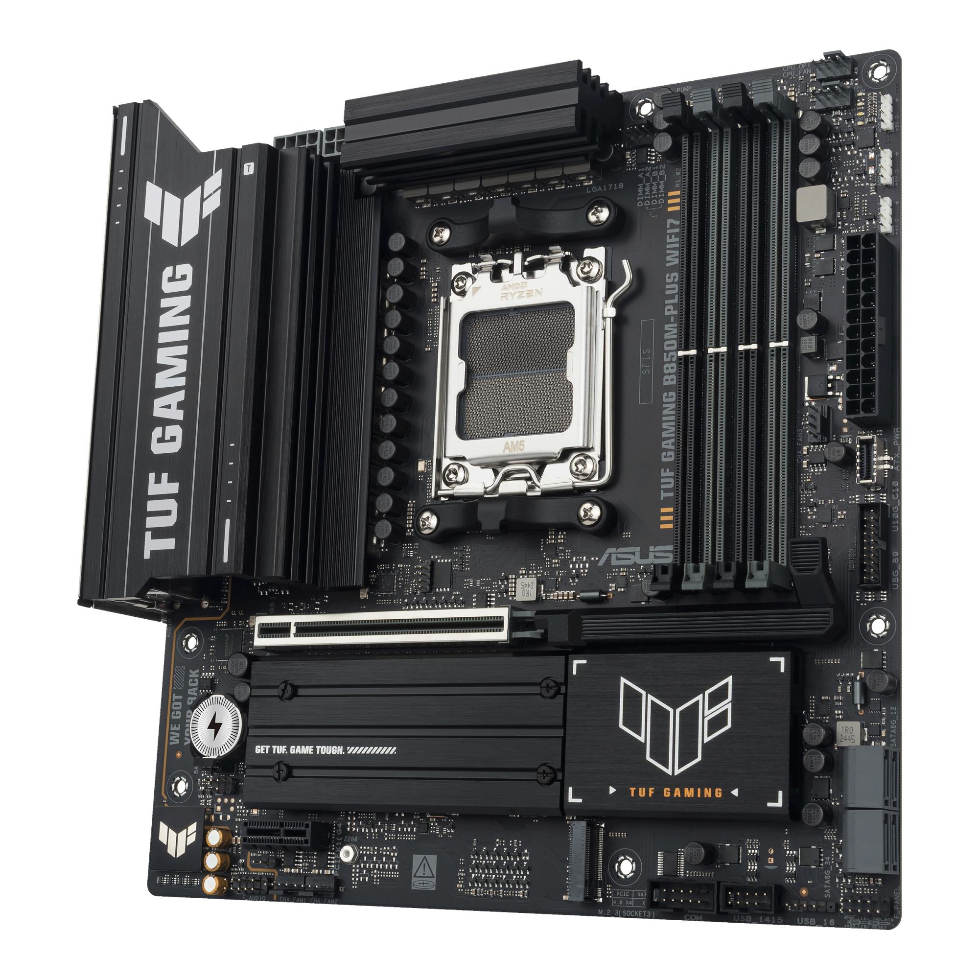 Mainboard ASUS AMD B850 SAM5 Micro-ATX Memory DDR5 Memory slots 4 GAMINGB850M-PLUSWIFI7