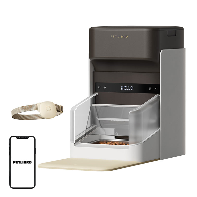 Petlibro RFID smart food dispenser with collar, 3L - Image 1
