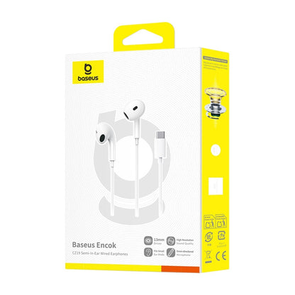 Baseus Encok CZ19 Wired In-Ear Headphones White - Product Image 6