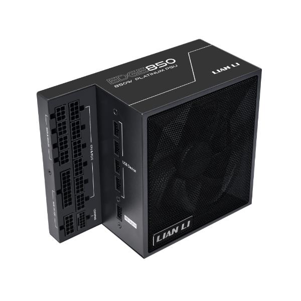 Power Supply LIAN LI EDGE850 850 Watts Efficiency 80 PLUS PLATINIUM PFC Active G9P.EG0850.BE00.EU