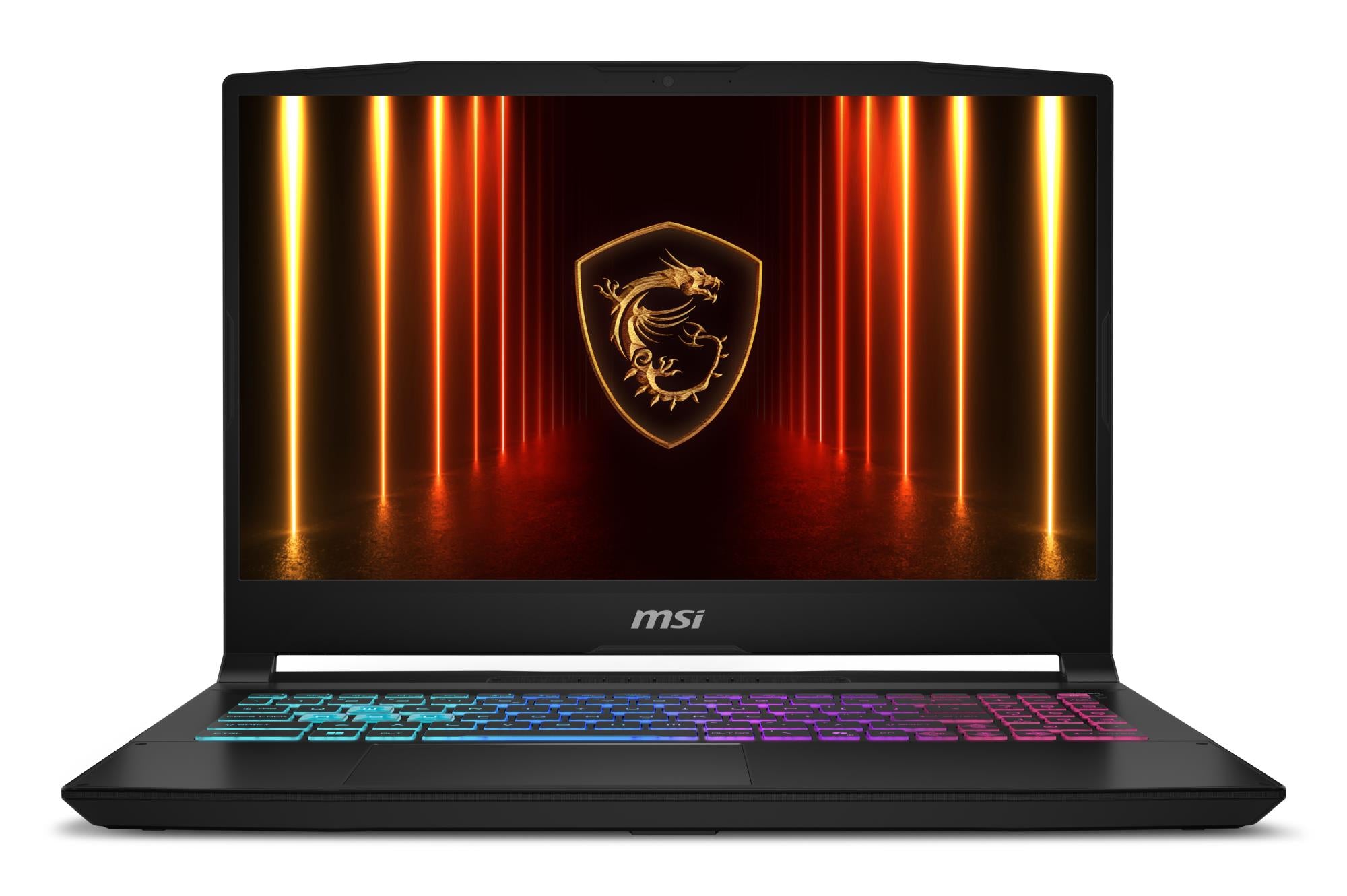 Notebook MSI Katana 15 HX B14WEK CPU Intel® CoreT i7 i7-14650HX 15.6 " 1920 x 1080 pixels RAM 16 GB DDR5-SDRAM SSD 1000 GB Discrete graphics NVIDIA GeForce RTX 5050 8 GB On-board graphics Yes Numeric keypad Yes OS installed Windows 11 Home Colour Black