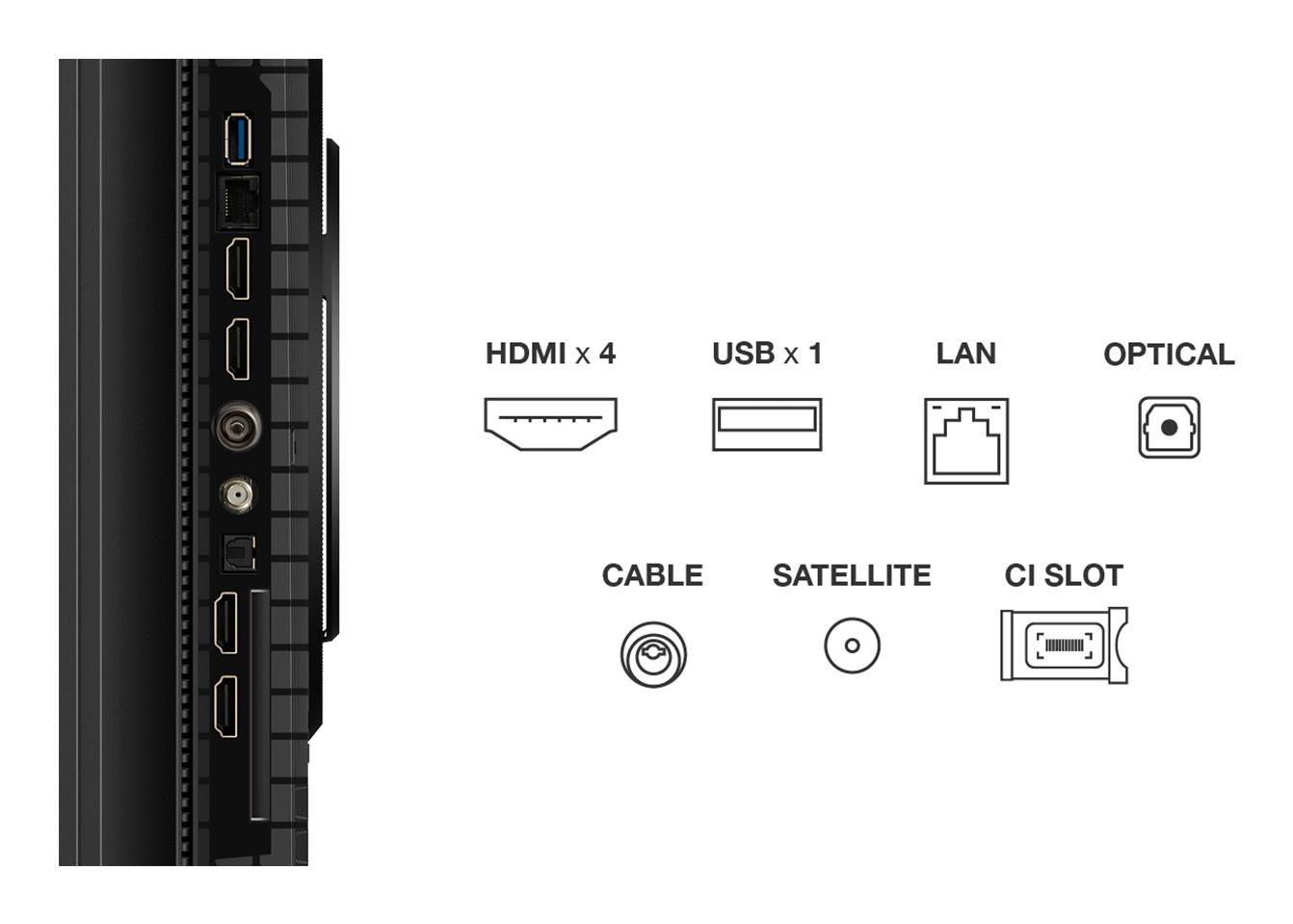 TV Set TCL 75 " 4K Ultra HD 3840 x 2160 pixels Flat 16:9 QLED 75P8K