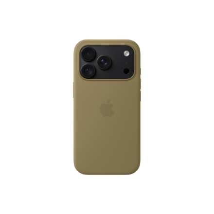 APPLE iPhone 18 Pro Silicone Case with MagSafe - Olive | Apple