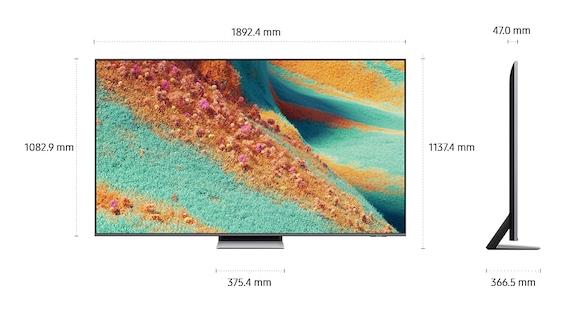 TV Set SAMSUNG 85 " 4K Ultra HD 3840 x 2160 pixels Flat 16:9 Neo QLED QE85QN85FAUXXH