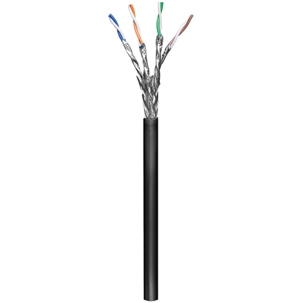 Goobay | CAT 6 Outdoor Network Cable, S/FTP (PiMF), 100 m | 57195 | U/UTP | Black