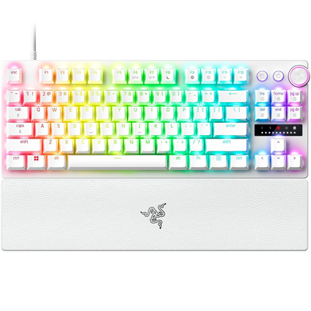 Razer Huntsman V3 Pro Tenkeyless | Gaming Keyboard | Wired | US | Razer Analog Optical Switch Gen-2 | White