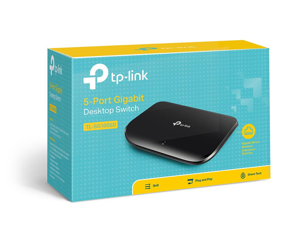 Switch TP-LINK 5x10Base-T / 100Base-TX / 1000Base-T 1 TL-SG1005D