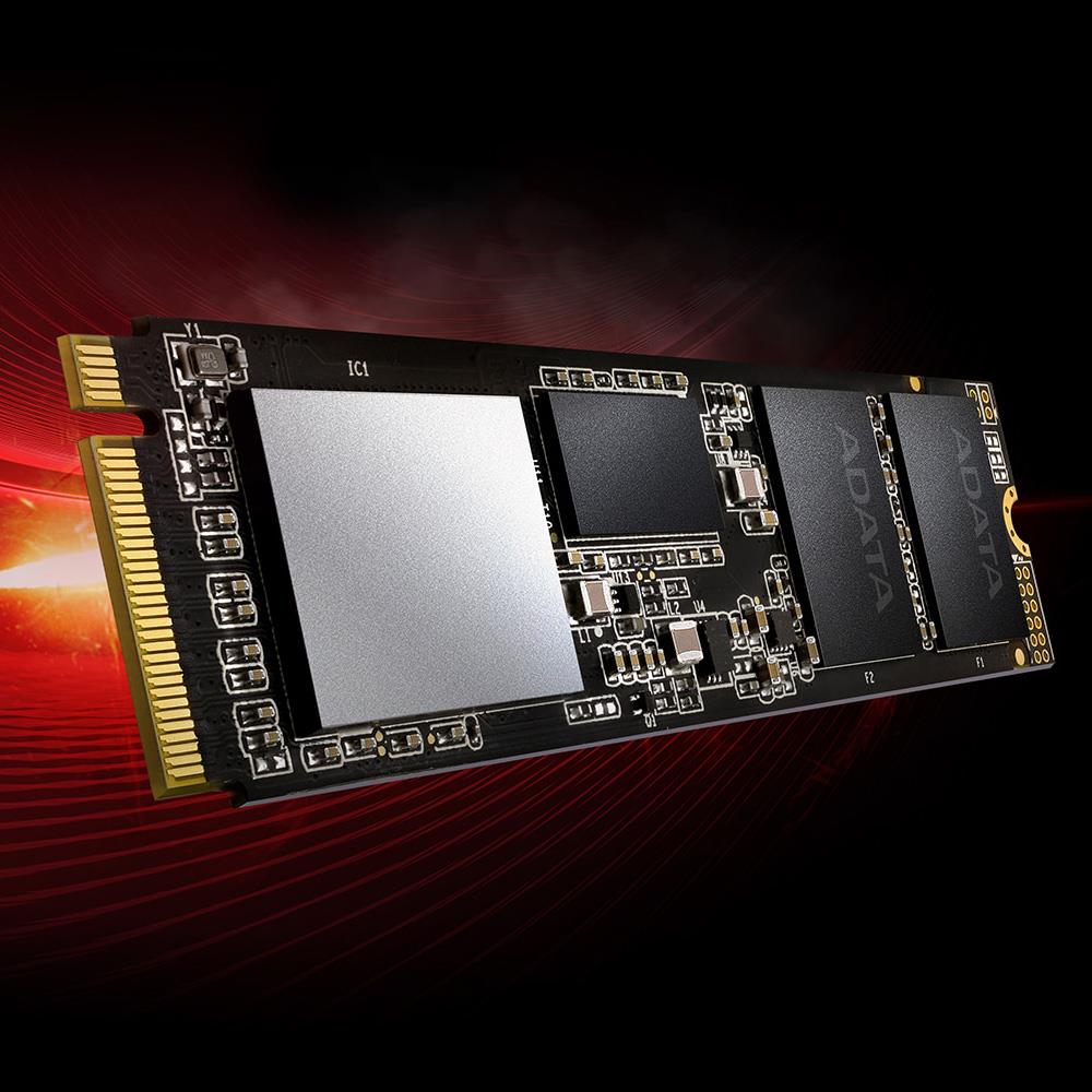 SSD ADATA XPG SX8200 Pro 512GB M.2 PCIE NVMe TLC Write speed 2300 MBytes/sec Read speed 3500 MBytes/sec 3.5mm TBW 320 TB MTBF 2000000 hours ASX8200PNP-512GT-C