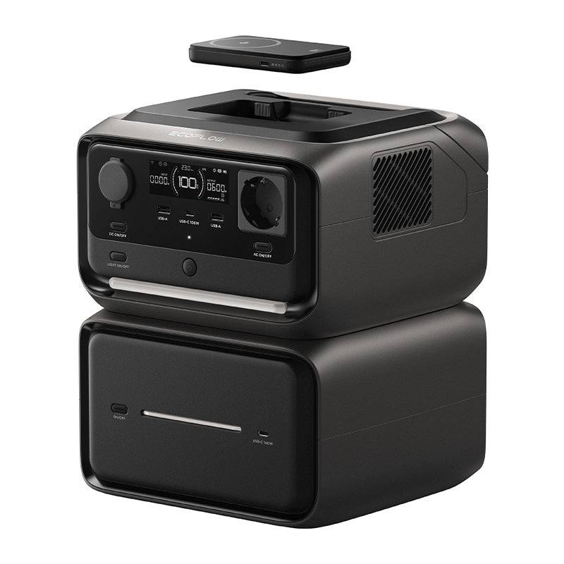 EcoFlow River 3 Max Plus 858Wh Power Station (Wireless) - Image 3