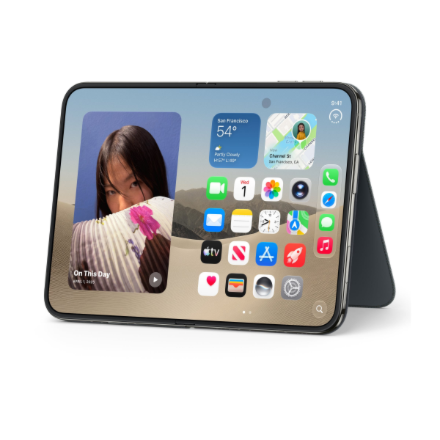 APPLE iPhone Duo Folio with Kickstand - Navy Blue | Apple